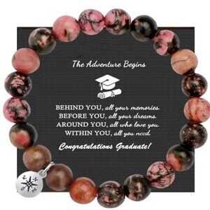 NWT Graduation Adventure Compass Bracelet Gift‎